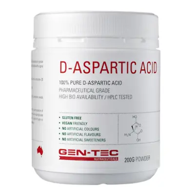 Gen-Tec Nutrition D-Aspartic Acid Testosterone Booster Muscle Growth • $49.95