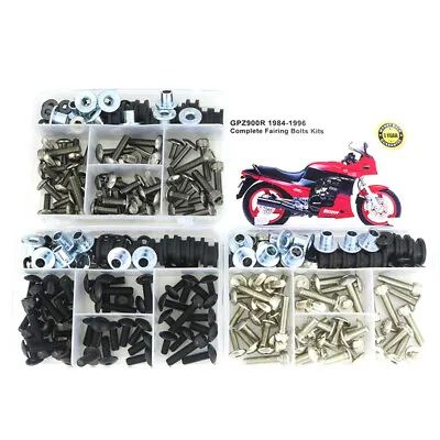 Fairing Bolts Kit Body Screws Nut Fasteners Fit For Kawasaki GPz900R 1984-1996   • $31.89