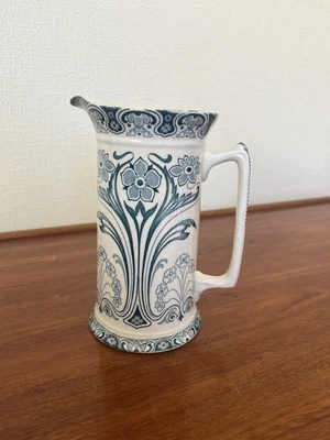 F&Sons Burslem Jug Antique Blue White  • £21.99