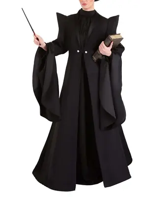 Women's Deluxe Harry Potter McGonagall Wizard Witch Costume SIZE S (with Defect) • $79.99