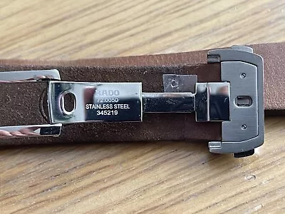 Genuine Rado Captain Cook Leather Watch 21mm Strap Brown / Tan With Clasp • £49.99