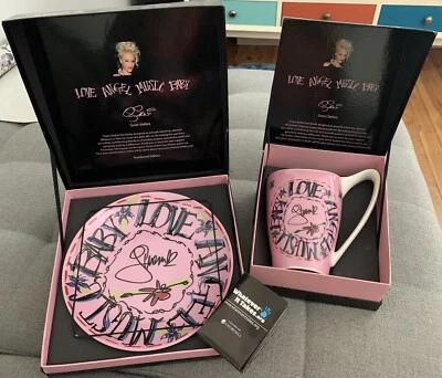 $150 • Buy Gwen Stefani Collector Art Limited Edition Whatever It Takes Plate Mug New Boxed