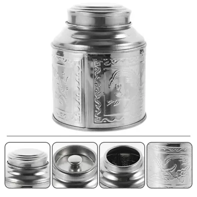 Tea Loose Leaf Tin Containers Metal Jar Sealed Cans Large • £7.74