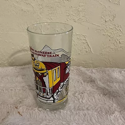 1980 VINTAGE McDONALD'S ADVENTURE SERIES GLASS - MAYOR McCHEESE - VERY NICE • $6