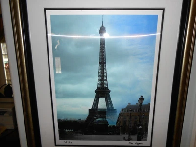 $2499.99 • Buy Ron Agam   Eiffel Tower & Colonne Von Dome   Signed Numbered Digital Photograph