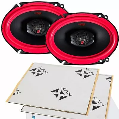 Cerwin-Vega V468 6x8  2-Way Car Speaker + Free 1.38 Sq. Ft. Sound Deadening • $109.99