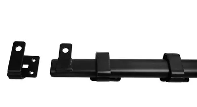 Shed Door Locking Bar Garage Garden Security Lock Heavy Duty Black 42  Padlock • £41.79