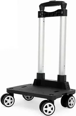 Backpack Trolley - 4 Wheers Folding Compact Lightweight Luggage Cart Travel Tro • $52.78