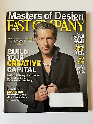 MARCEL WANDERS MOOOI * MASTERS OF DESIGN October 2008 FAST COMPANY MAGAZINE • $7.19