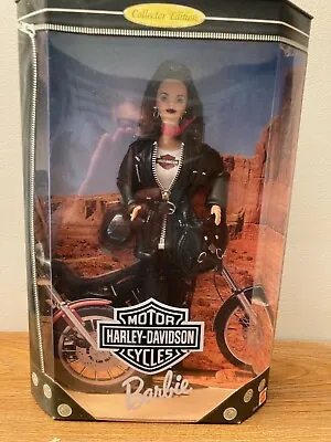 New 1998 Barbie Harley Davidson Collector Edition Brunette Mattel 22256 • $20