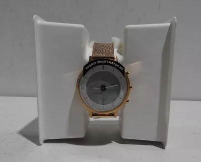 $319.99 • Buy Fossil Hybrid Smartwatch HR Rose Gold-Tone Stainless Steel Mesh FTW7014
