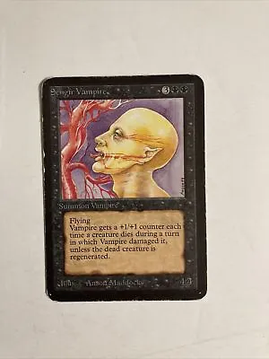 MTG Sengir Vampire Alpha Magic The Gathering English You Judge Quality ! • $529.99