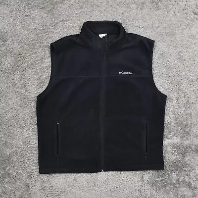 Columbia Men's Size 2XL Athletic Vest Black Polyester Fleece • $17