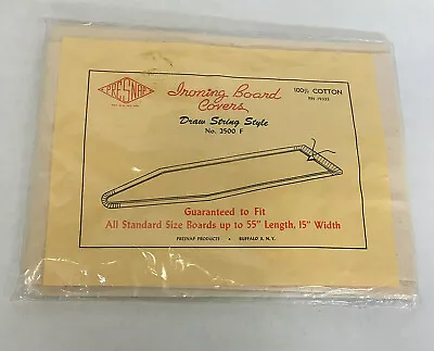 Vintage Iron Board Cover 100% Cotton Draw String Style In Original Package  • $33.64