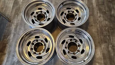 Vintage 8 Lug 16x10 Weld Racing Typhoon Eagle Alloy 143 Rims Chevy Ford  ? • $1500