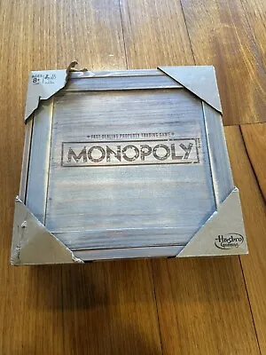 Monopoly Rustic Wood Series Wooden Board Game / New & Sealed • $59.99