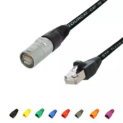 Screened Van Damme Ethercon To RJ45 Cat5e Cable. Flexible VARIAX Shielded Lead  • £20.34