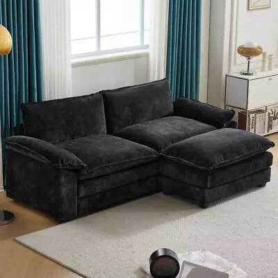 85 Inch Convertible Sectional Sofa Set 2 Seats Loveseat Sofa Couch Living Room • $427.89