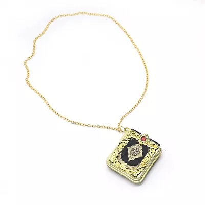 Vintage Arabic Islamic Quran Pendant Necklace Family Clavicle Chain Jewelry • £5.32