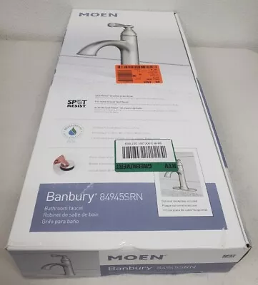 Moen Banbury Bathroom Sink Faucet - Brushed Nickel (84945SRN ) • $74.90