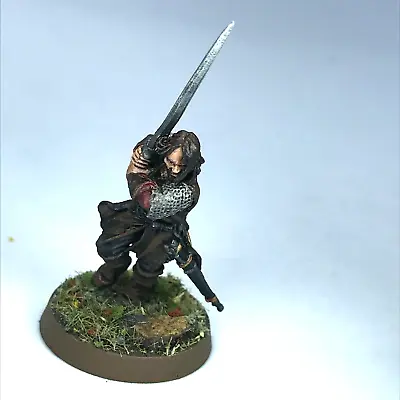 Aragon Heroes Of Helms Deep - Painted - Warhammer / Lord Of The Rings X2849 • £49.99