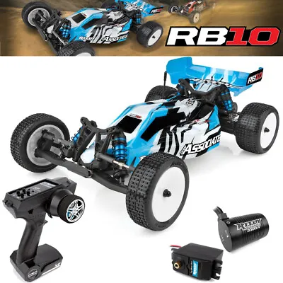 NEW Associated 1/10 RB10 2WD Brushless RTR Buggy Blue FREE US SHIP • $289.99