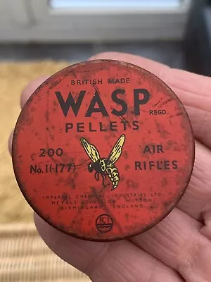 VINTAGE .177 WASP PELLET TIN (empty)  • £6.99