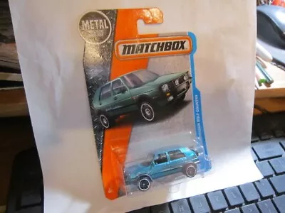 Matchbox 2017 #4 Teal '90 Volkswagen Golf Country • $2.26