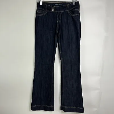 Freestyle Revolution Jeans Size 3 Bootcut Blue Dark Wash Denim Women's Low Rise • $10