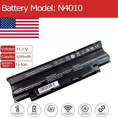 N4010 Battery For Dell Inspiron 3010-D430 15R-N3010 N500D-430 T510403TW • $25.95