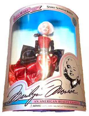 Marilyn Monroe Doll Sparkle Superstar Still In Box Collector's Series American • £25.99