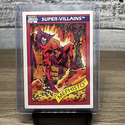 1990 Marvel Comics Trading Card #78 Mephisto. Free Shipping! • $2.84