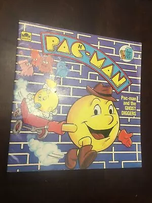 Vintage Pac-Man And The Ghost Diggers John Albano 1983 A Golden Look-Look Book • $3.99