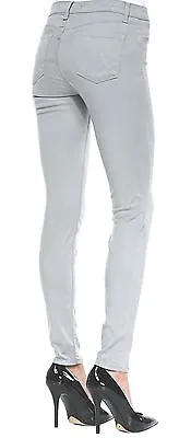 J BRAND 485 SUPER SKINNY MID RISE STRETCH JEANS In VAPOR BRAND NEW PANTS $185 • $39