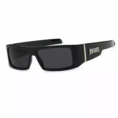 Locs Flat Top Mens Black Frame Gangster Sunglasses With Hard Case • $63