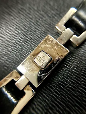 $178.41 • Buy Gucci Vintage Jackie Buckle Belted Leather Wallet Men Bifold Logo Purse Black