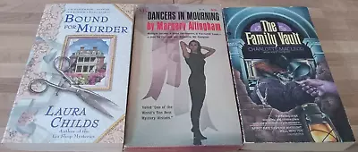 Margery Allingham Dancers Mourning Charlotte Macleod Family Vault Laura Childs • $9.97