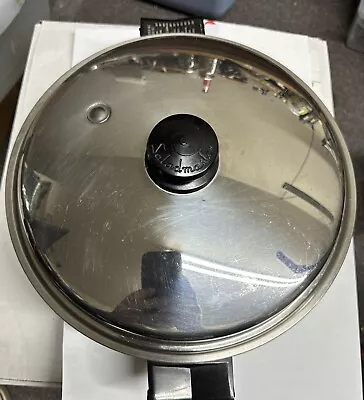 Saladmaster Stainless Steel 10 Inch Electric Skillet Waterless • $50