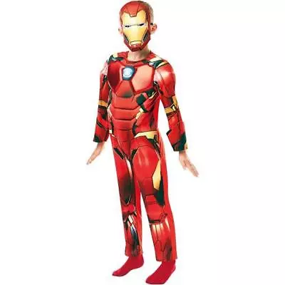 Rubies Marvel Avengers Iron Man Boy's Superhero Fancy Dress Costume • £14.49