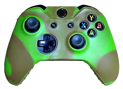 Silicone Cover For XBOX ONE Controller Skin Case Green/Coffee • $9.90
