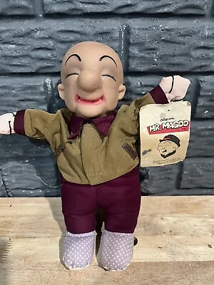 Vintage 1989 3 Mr. Magoo Plush Body Rubber Head Stain On Feet • $19.99