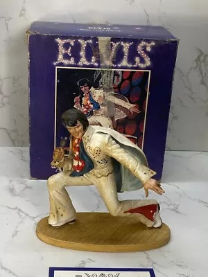 ELVIS IN CONCERT Aloha From Hawaii Royal Orleans Porcelain Figurine 2178/20000 • $84.29