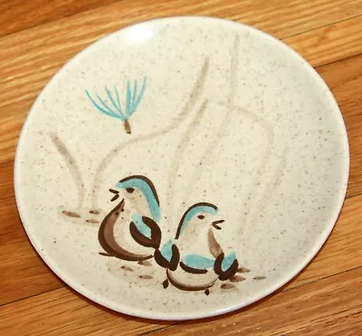 Vintage Red Wing Pottery Bob White Quail Bread Plate 6-5/8  PRICED PER PLATE • $9.99