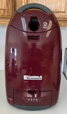 Kenmore Canister Vacuum Cleaner Burgundy / Maroon / Red 116 (vacuum Only) • $19.99