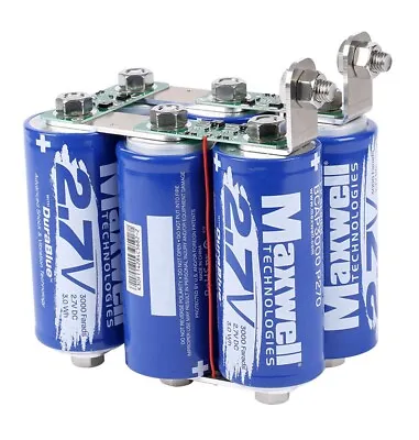 Maxwell Durablue 16V 500F Super Audio Capacitor Battery 6pcs 2.7V 3000Farads • $290