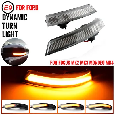 $20.99 • Buy For Ford Focus Mk2 08-18 Mondeo MK4 LED Side Mirror Indicator Turn Signal Light