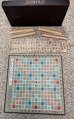 Vintage SCRABBLE Game By Selchow & Richter 1953 Wood Tiles *COMPLETE* • $9.99