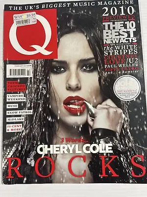 Q Magazine Exclusive Cheryl Cole / Lennon February 2010 UK'S Biggest Music Mag • $40