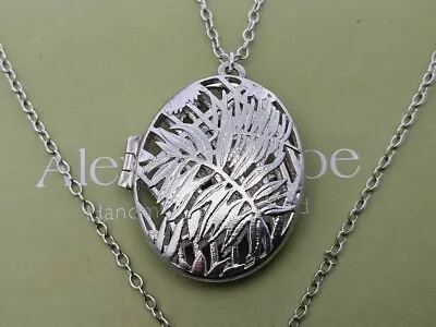 Alex Monroe Large PALM LOCKET Necklace Silver Immaculate • $280.77