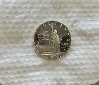 1986 Ellis Island Silver Dollar - Coin • $600